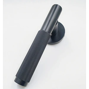 Popular Black  Knurled lever handle door locks