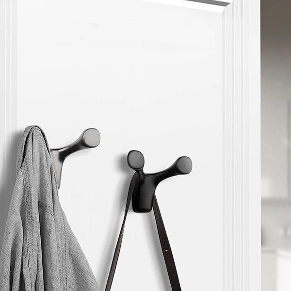 Ollie Design Hardware Zinc Alloy Decorative Wall Mounted Metal Door Hanger Clothes Coat Rack Wall Hooks