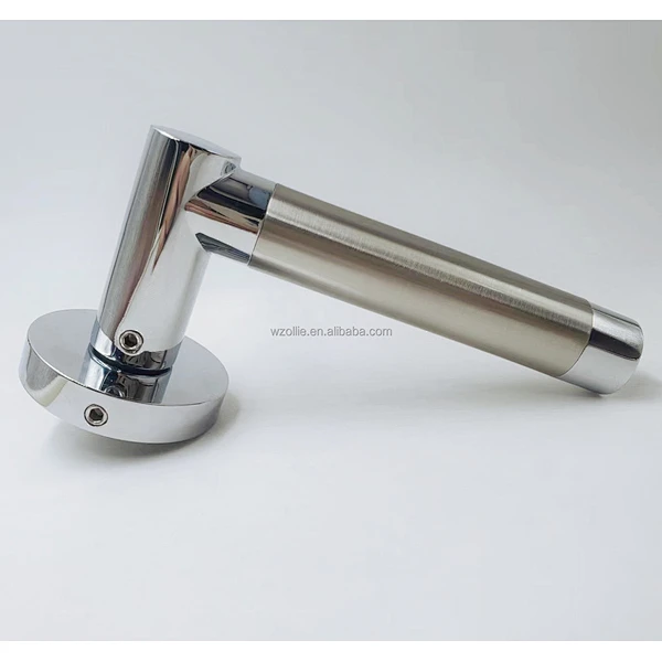 door hardware modern luxury handle on rosette interior lever wooden door handles