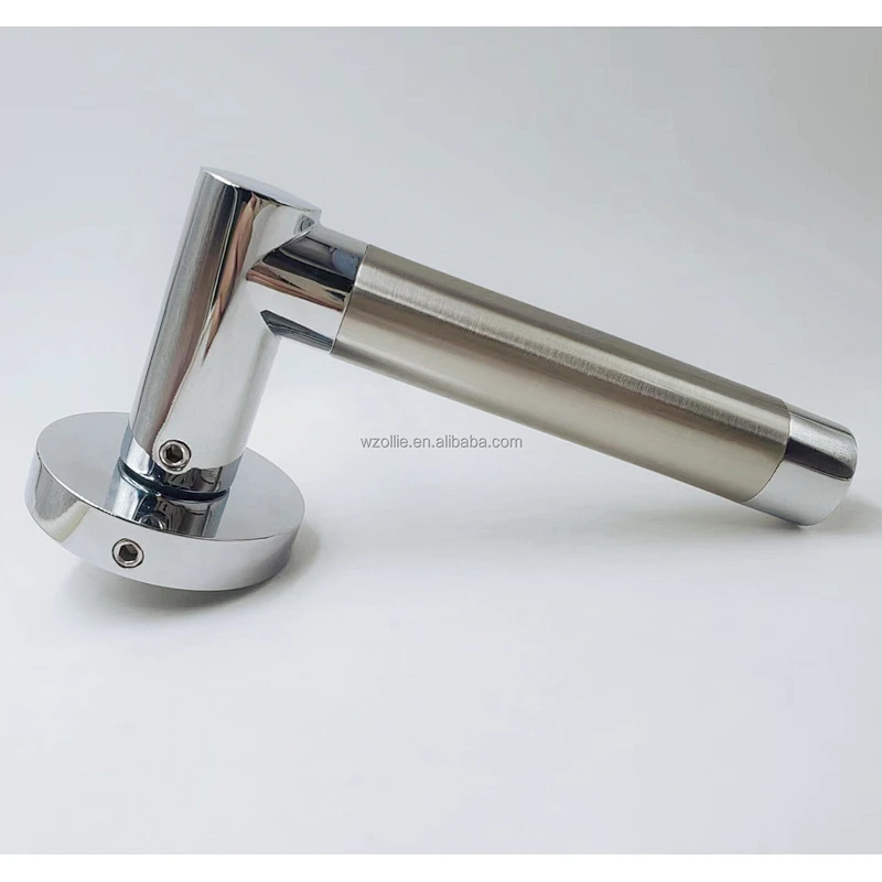door hardware modern luxury handle on rosette interior lever wooden door handles