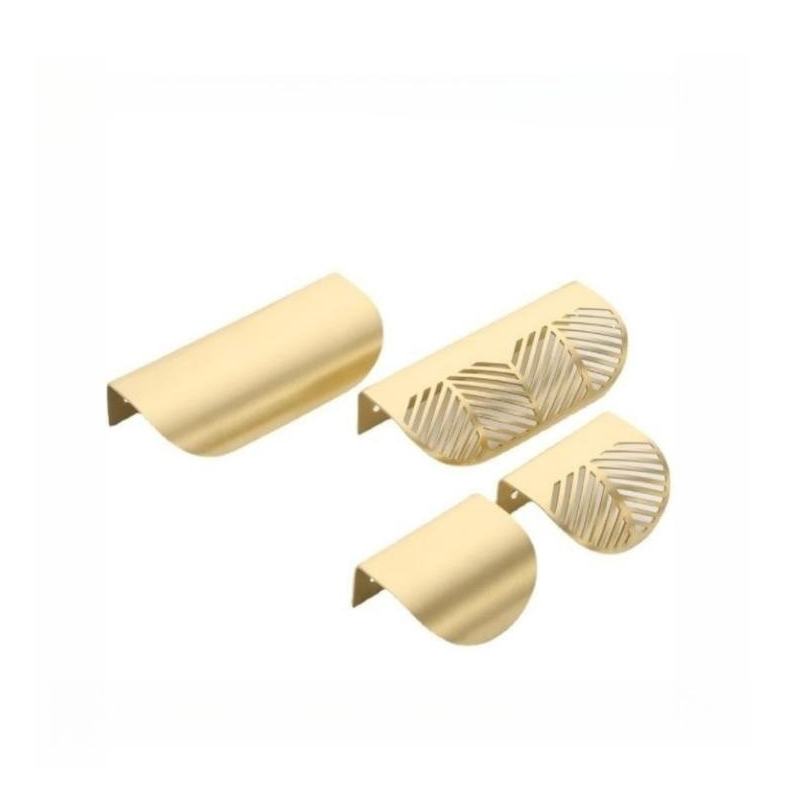 zinc alloy Modern unique design Chinese style classical gold  wardrobe handle