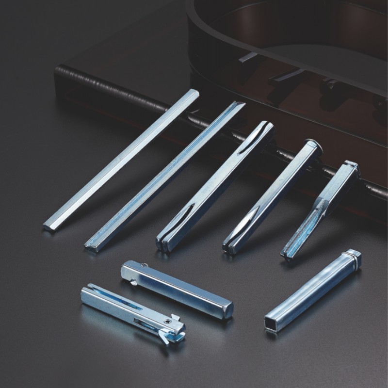 steel plain split slotted iron door handle square spindles for door locks