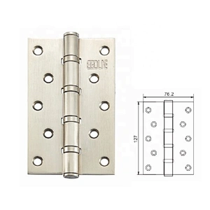 SN BL 5*3 4*3 4BB 2BB stainless steel 201 304 iron metal door HINGE  hardware accessory polished spring weld flush door hinge