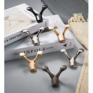 Ollie Design Hardware Zinc Alloy Decorative Wall Mounted Metal Door Hanger Clothes Coat Rack Wall Hooks