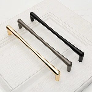 Top Rated black Zamak cabinet handle pulls with Knobs For  Interior door Kitchen Cabinet