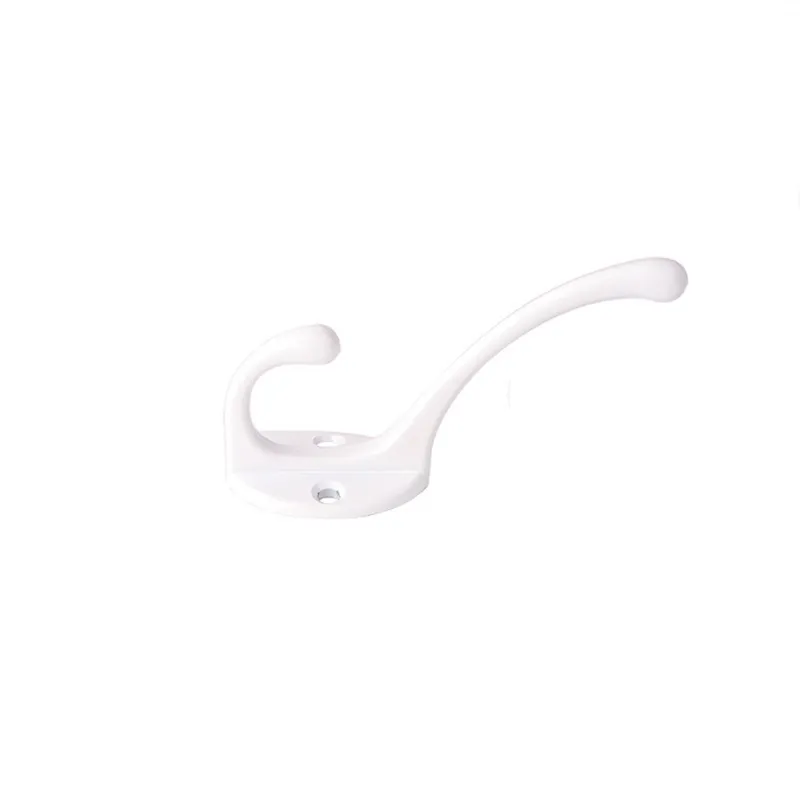 Black metal hook  zinc alloy hardware accessories home decoration multi-function coat and hat hook