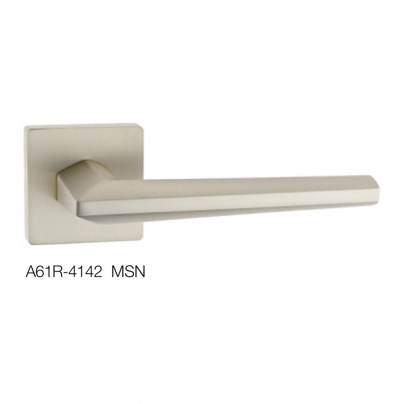 Safety privacy gold zinc alloy modern style bedroom door handle