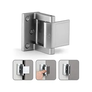 Anti-theft Zinc Alloy Extra Home Security Privacy Door Latch Lock Inner door Swinging Door Reinforcement Lock