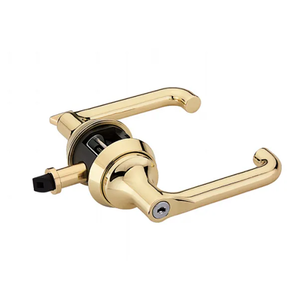 Simple design door handle and locks integrated quick install lock