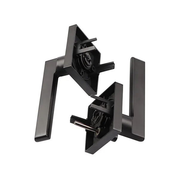 Modern simple handle American style three pole privacy bathroom passage tubular door lock
