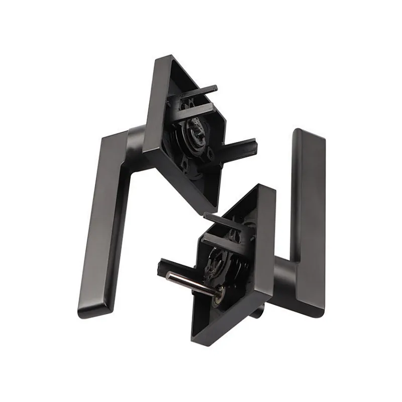 Modern simple handle American style three pole privacy bathroom passage tubular door lock