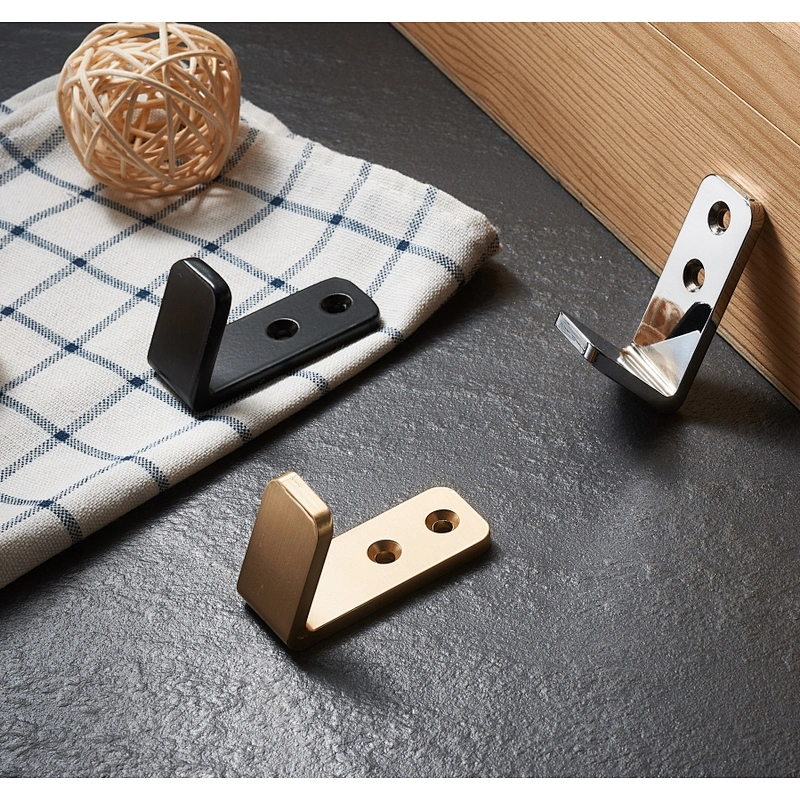 Ollie Unique Design Wholesale Single Hook Zinc Alloy Hole Coat Hook European Style Hook For Wall