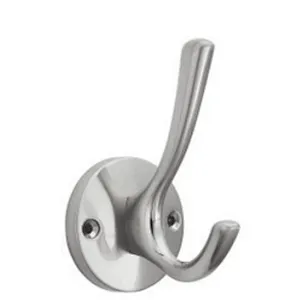 Ollie Custom OEM Zinc Alloy Hooks Coat hooks Hanging Double Coat Hook For Hanger