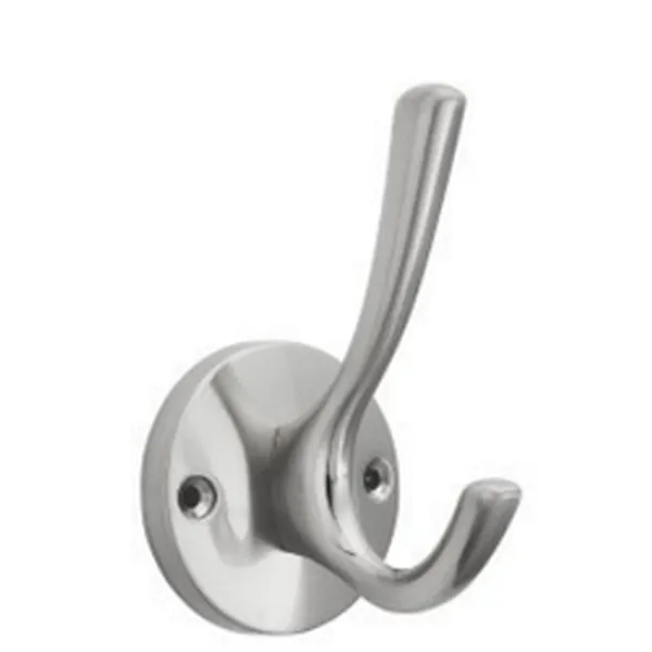 Ollie Custom OEM Zinc Alloy Hooks Coat hooks Hanging Double Coat Hook For Hanger