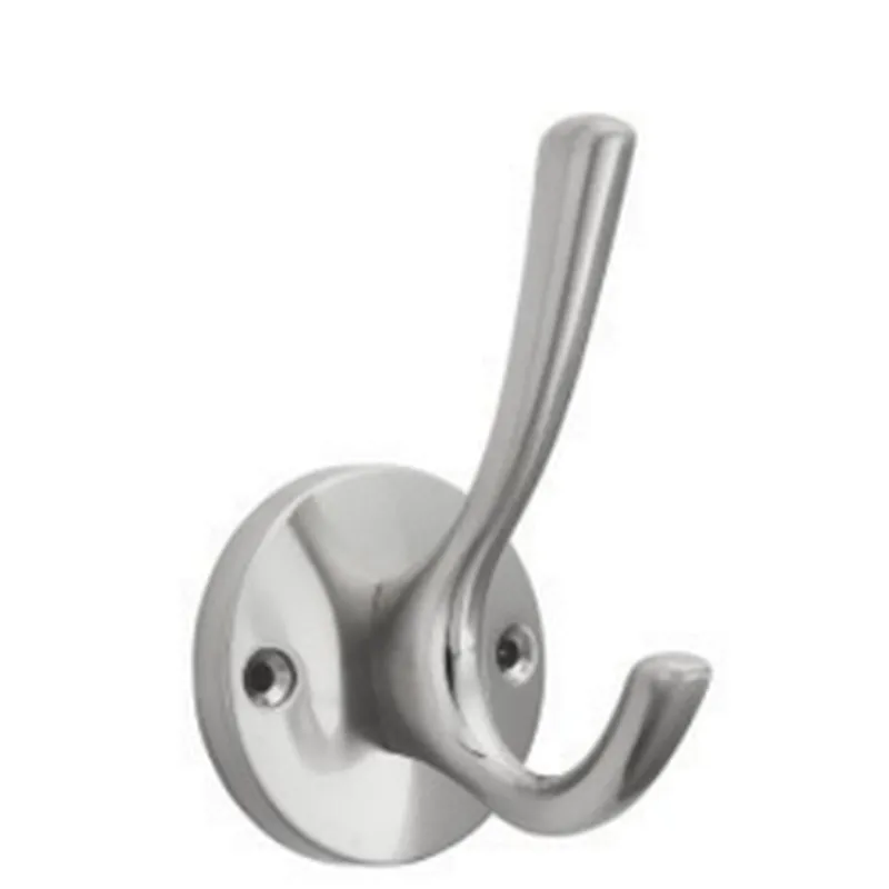Ollie Custom OEM Zinc Alloy Hooks Coat hooks Hanging Double Coat Hook For Hanger