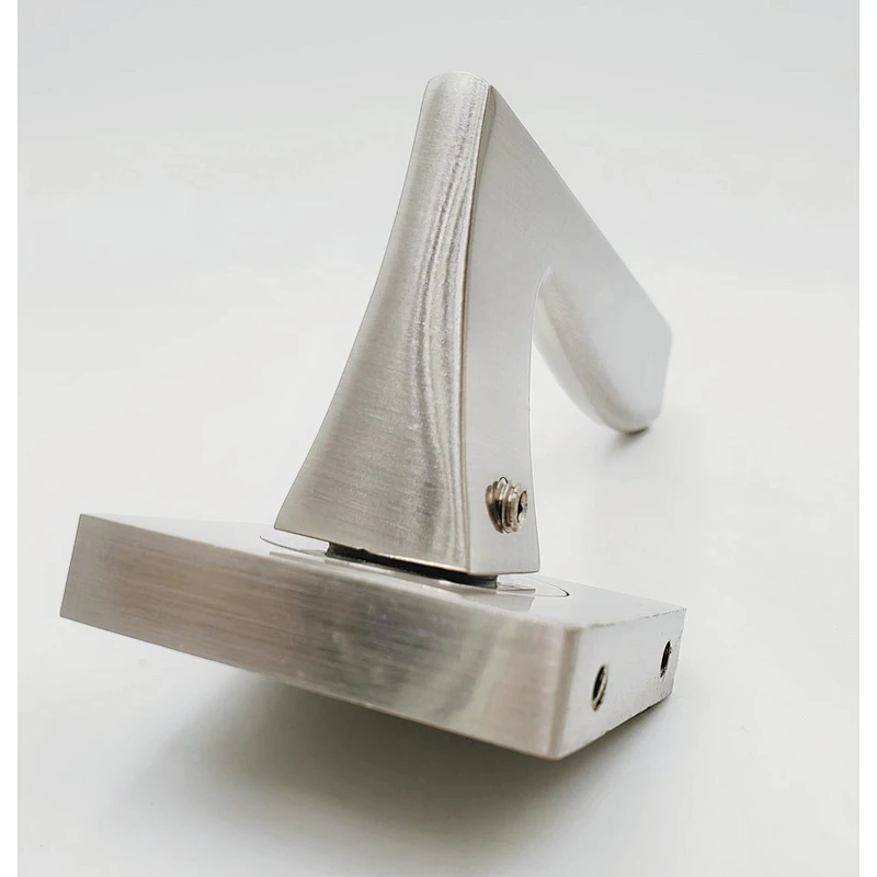 Manija de níquel de diseño simple Manija de la palanca de zinc manija de la puerta de la puerta
