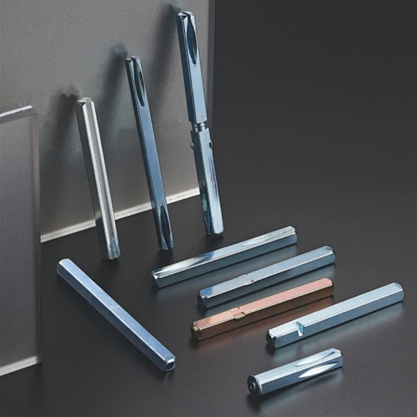 steel plain split slotted iron door handle square spindles for door locks