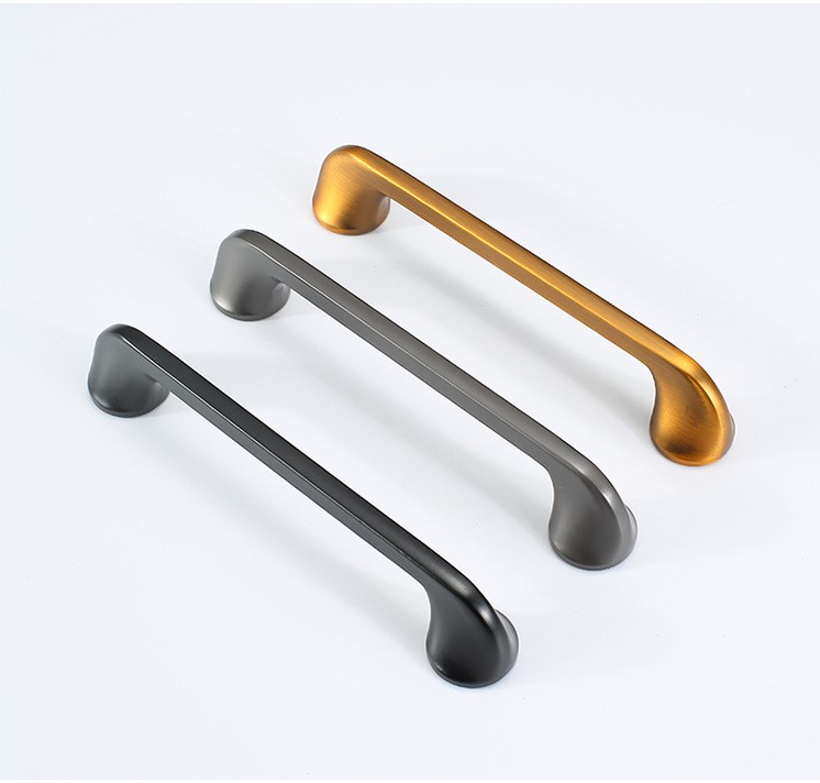 Ollie Light Luxury Quality Kitchen Cabinet Zinc Alloy Furniture Handle Pull For Bedroom or Kitchen