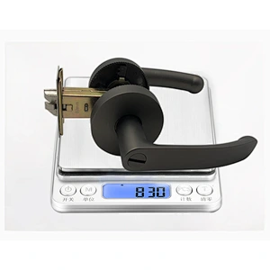 Modern American style round bedroom three-bar handle lock bathroom keyless room door lock