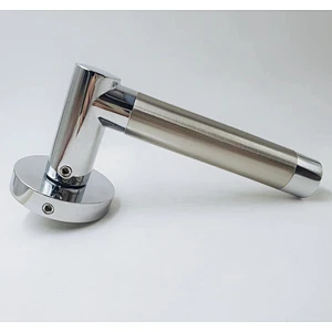 Popular high quality pull interior door handle satin nickel polished chrome door handle lever