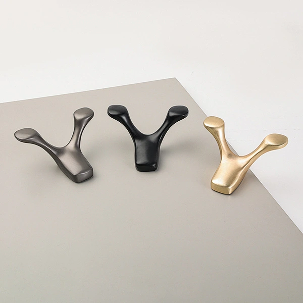 Ollie Design Hardware Zinc Alloy Decorative Wall Mounted Metal Door Hanger Clothes Coat Rack Wall Hooks