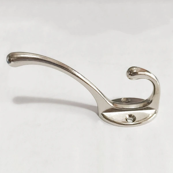 Black metal hook  zinc alloy hardware accessories home decoration multi-function coat and hat hook