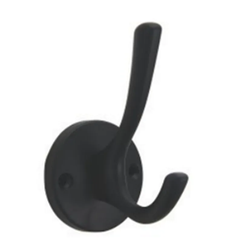 Ollie Custom OEM Zinc Alloy Hooks Coat hooks Hanging Double Coat Hook For Hanger