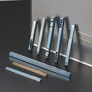 steel plain split slotted iron door handle square spindles for door locks