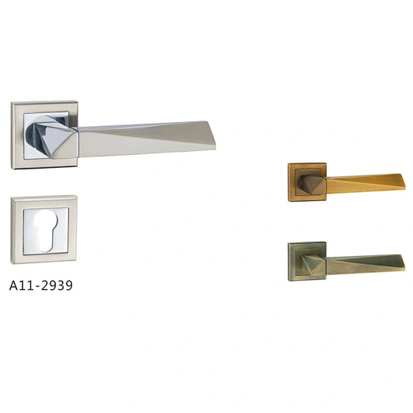 Aleación de zinc Privacidad Seguridad Interior Mortea La manija de la puerta de la cerradura para la puerta de madera