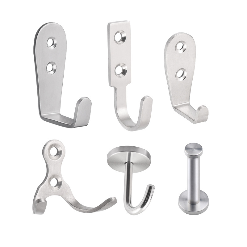 Ollie Unique Design Wholesale Single Hook Zinc Alloy Hole Coat Hook European Style Hook For Wall