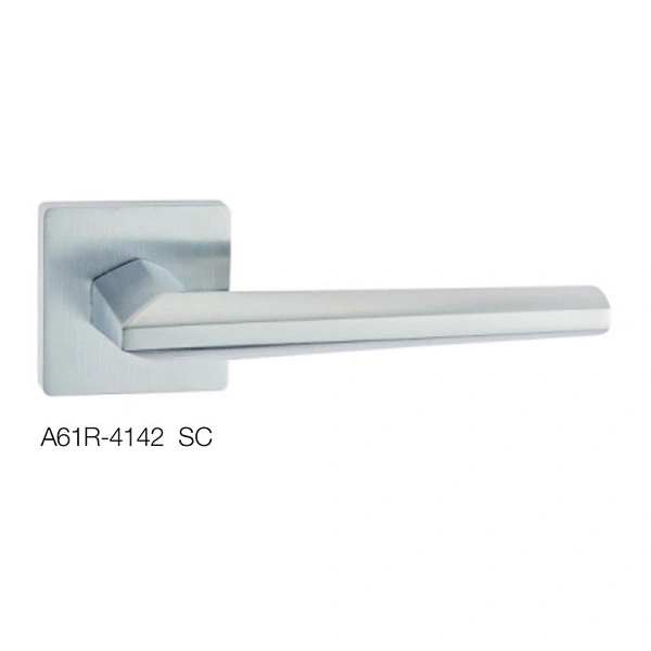 Safety privacy gold zinc alloy modern style bedroom door handle