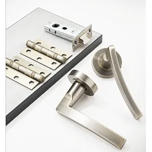 door lock  aluminum door handle steel door hinges latch hot selling  in UK Market