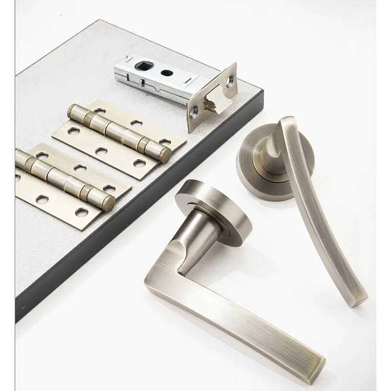 door lock  aluminum door handle steel door hinges latch hot selling  in UK Market