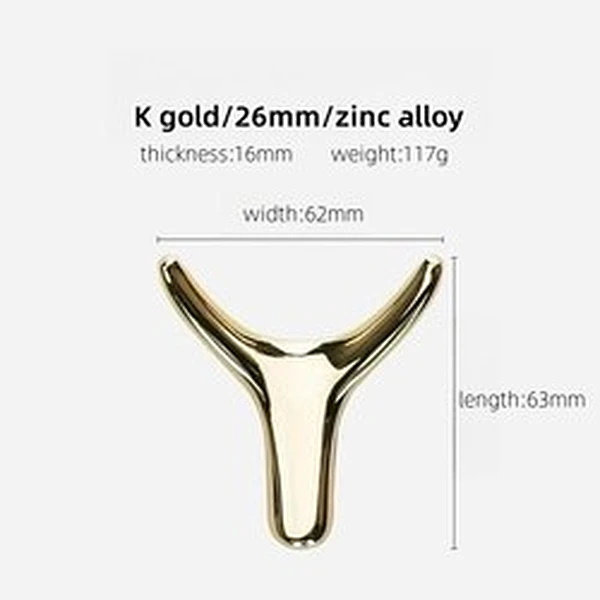 Black metal Horn hook cabinet wardrobe Nordic zinc alloy hardware home decoration multi-function hook