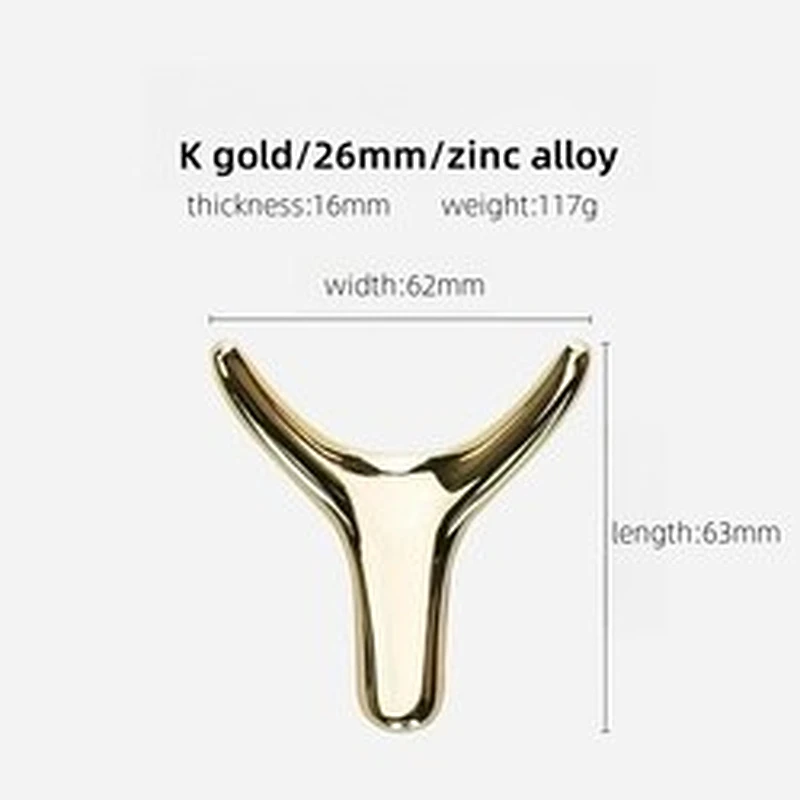 Black metal Horn hook cabinet wardrobe Nordic zinc alloy hardware home decoration multi-function hook