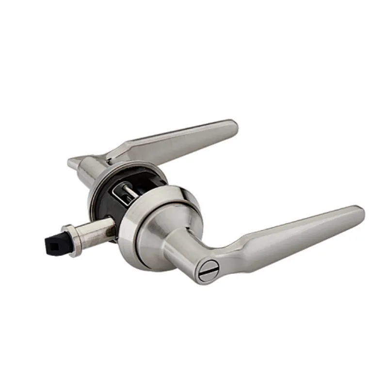 Simple design door handle and locks integrated quick install lock