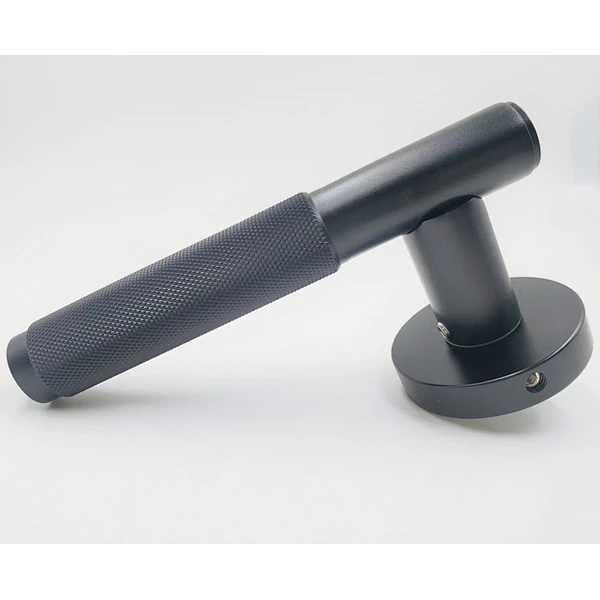 Popular Black  Knurled lever handle door locks