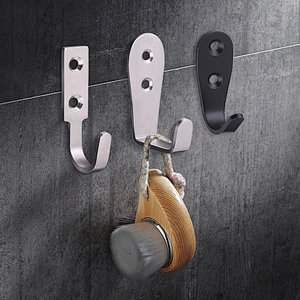 Ollie Unique Design Wholesale Single Hook Zinc Alloy Hole Coat Hook European Style Hook For Wall
