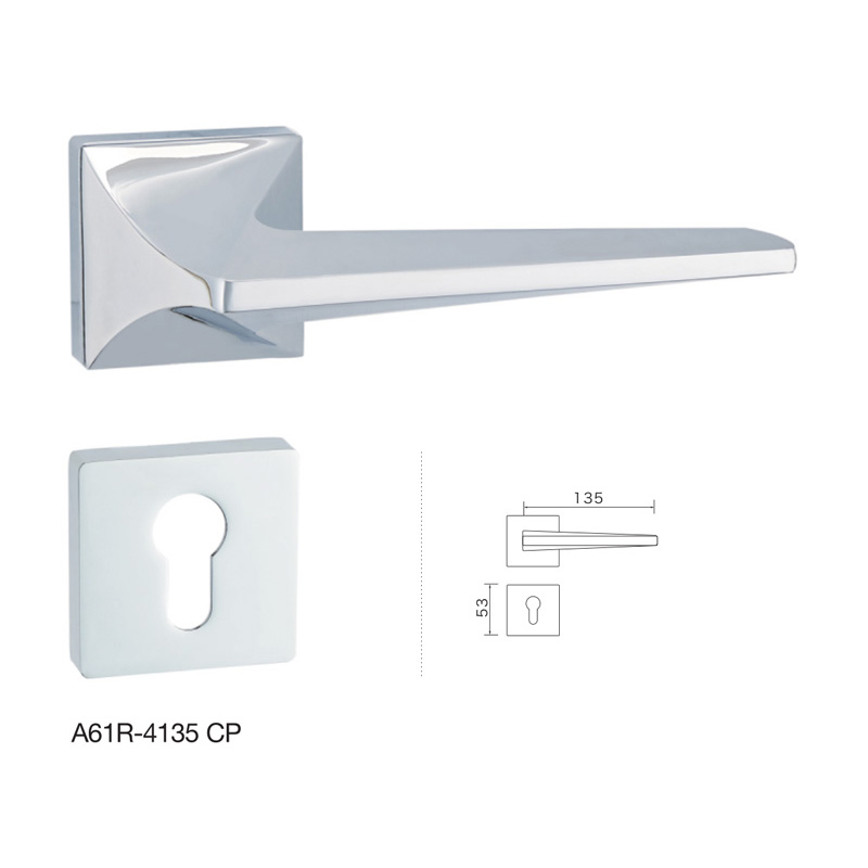 Modern China interior door handle with lock