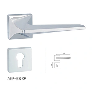 Modern China interior door handle with lock