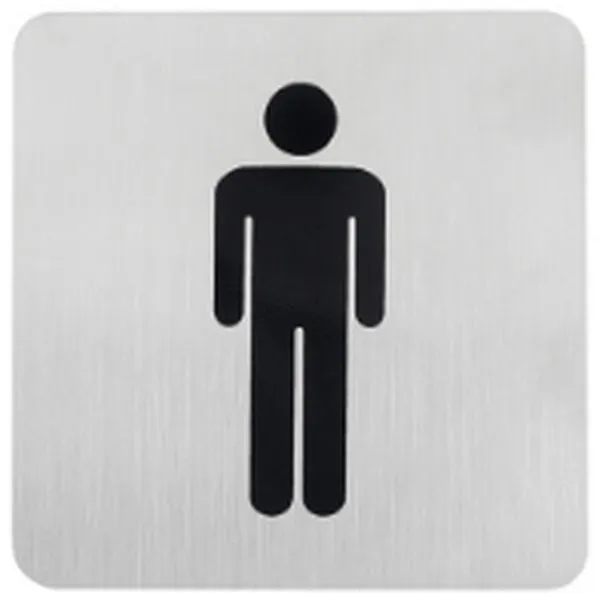 Toilet Stainless steel letter A B C D code house Big Modern outdoor  SS push door plate sign plate