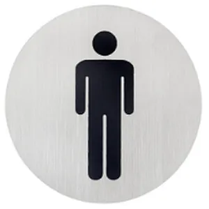 Toilet Stainless steel letter A B C D code house Big Modern outdoor  SS push door plate sign plate