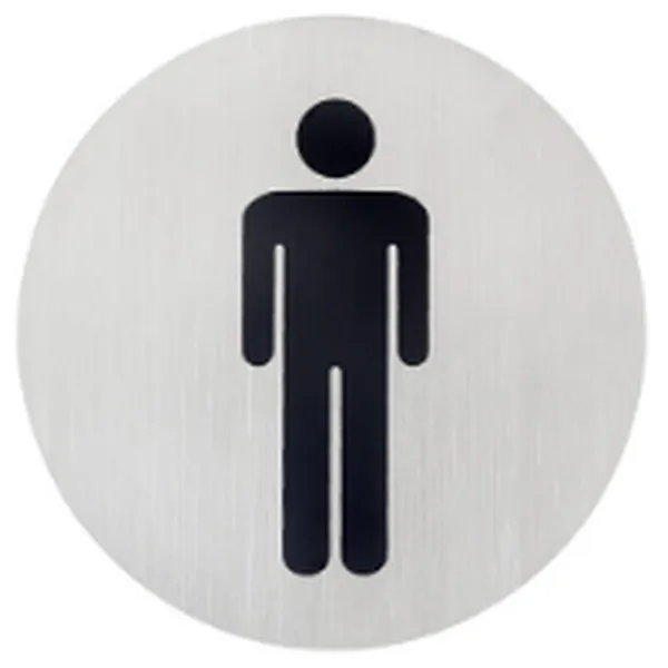 Toilet Stainless steel letter A B C D code house Big Modern outdoor  SS push door plate sign plate