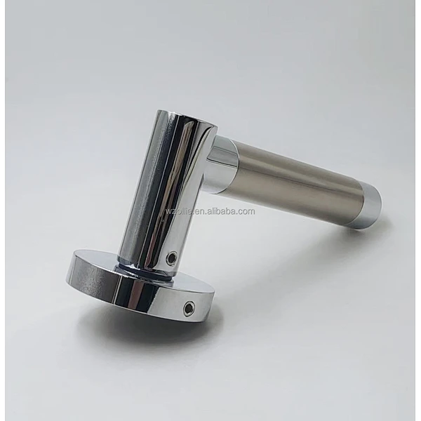 High quality door hardware round handle on rosette bedroom internal metal lever type door handle door locks