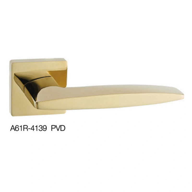 Stainless steel door handle lock set modern luxury door european style handle