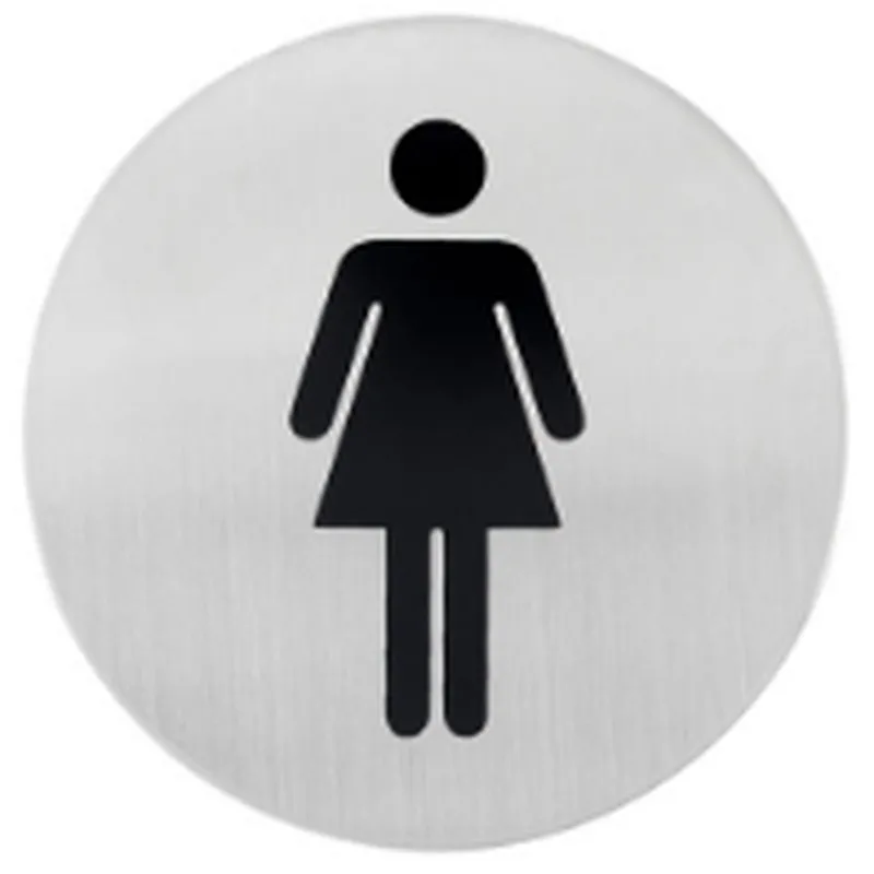 Toilet Stainless steel letter A B C D code house Big Modern outdoor  SS push door plate sign plate