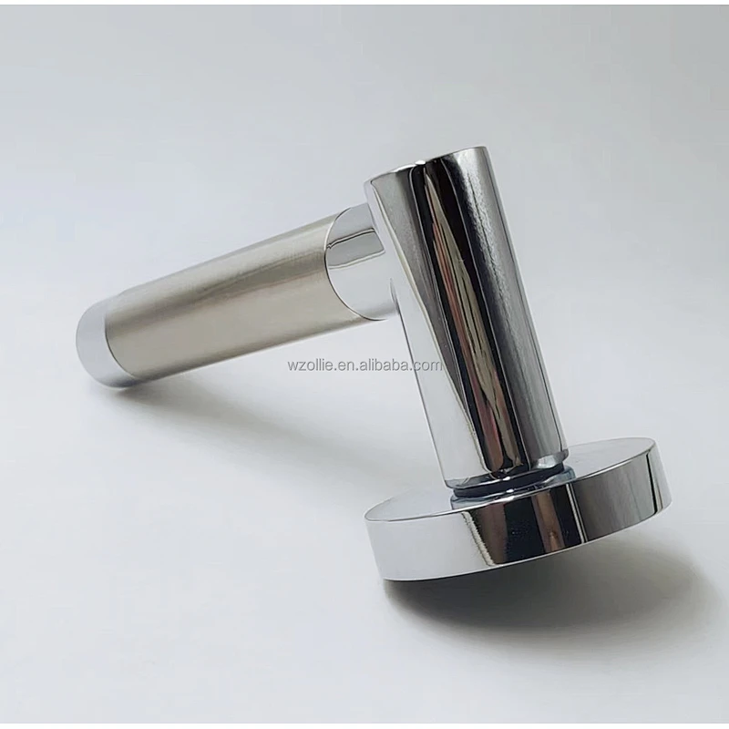 door hardware modern luxury handle on rosette interior lever wooden door handles