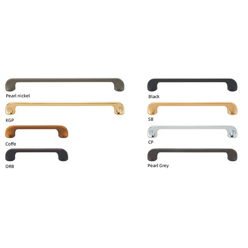 Ollie Light Luxury Quality Kitchen Cabinet Zinc Alloy Furniture Handle Pull For Bedroom or Kitchen
