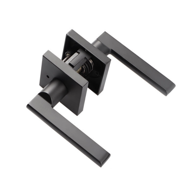 Modern simple handle American style three pole privacy bathroom passage tubular door lock