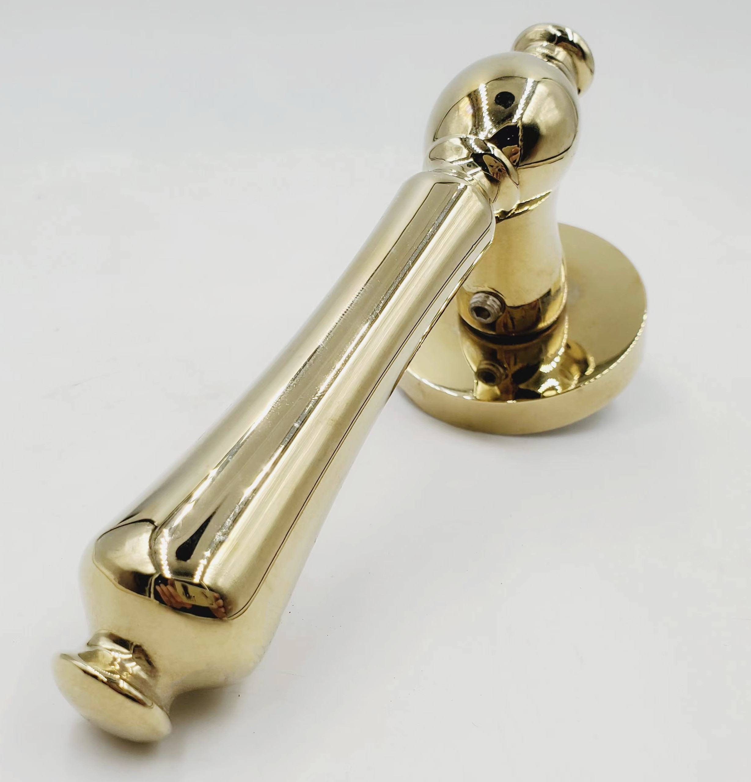 Golden aluminium zinc high performance factory hotel use inner door handle